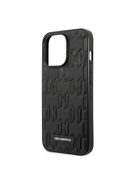 KARL LAGERFELD KARL LAGERFELD Etui na telefon Monogram Plaque Czarny