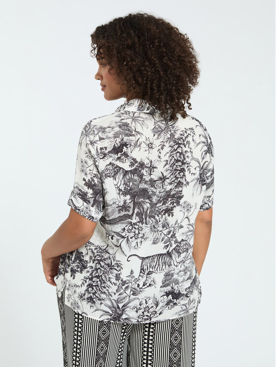 Fiorella Rubino Fiorella Rubino Koszula 5058T001464N0S1 Czarny Slim Fit