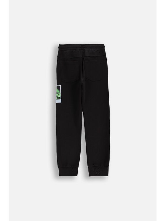 Coccodrillo Coccodrillo Teplákové kalhoty ZC5120103XBJ-021 Černá Regular Fit