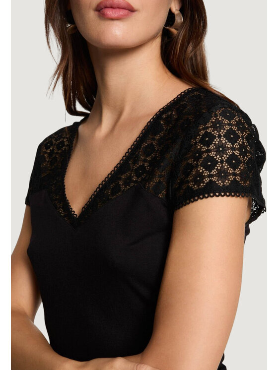 Morgan Morgan Särkpluus 251-DFLO Must Slim Fit