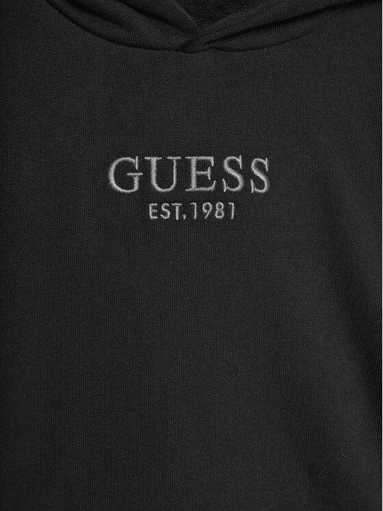 Guess Guess Μπλούζα L4BQ29 KAV33 Μαύρο Regular Fit