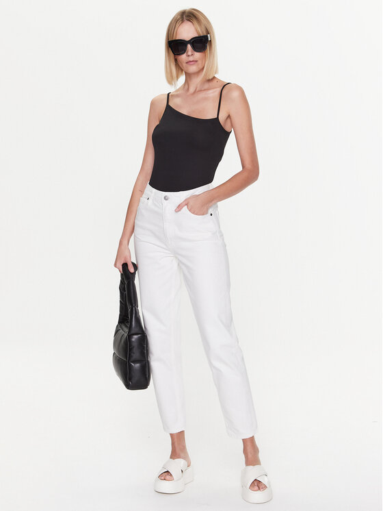 Calvin Klein Calvin Klein Jeansy K20K205164 Biały Regular Fit