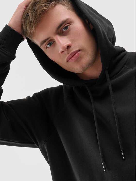 4F 4F Felpa 4FRAW24TSWSM1821-20S Nero Regular Fit