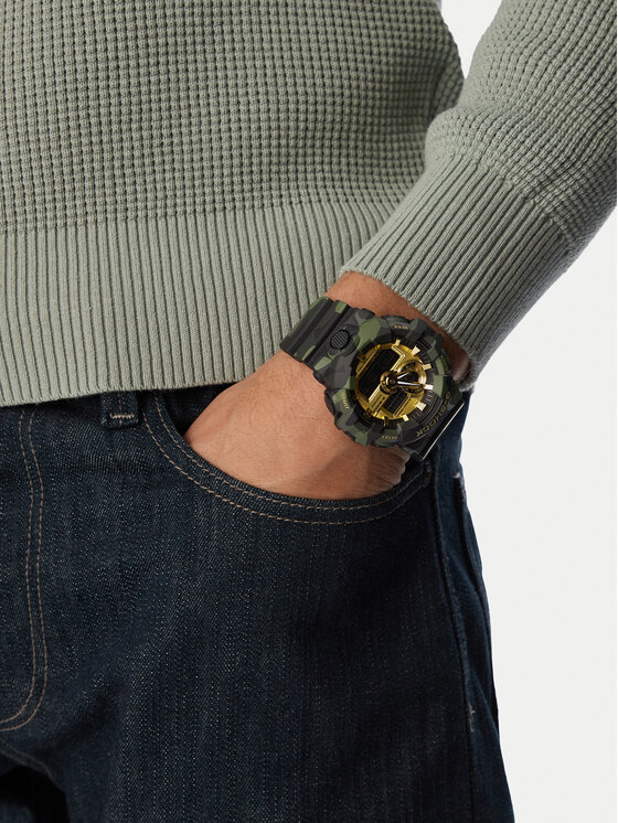 G-Shock G-Shock Pulkstenis Original GA-700CMG-3AER Haki