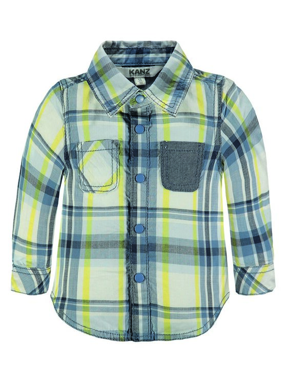 Kanz Kanz Koszula 1712431-0002 Szary Basic Fit