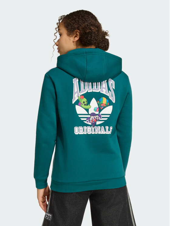 adidas adidas Bluza 169823 Zielony Loose Fit