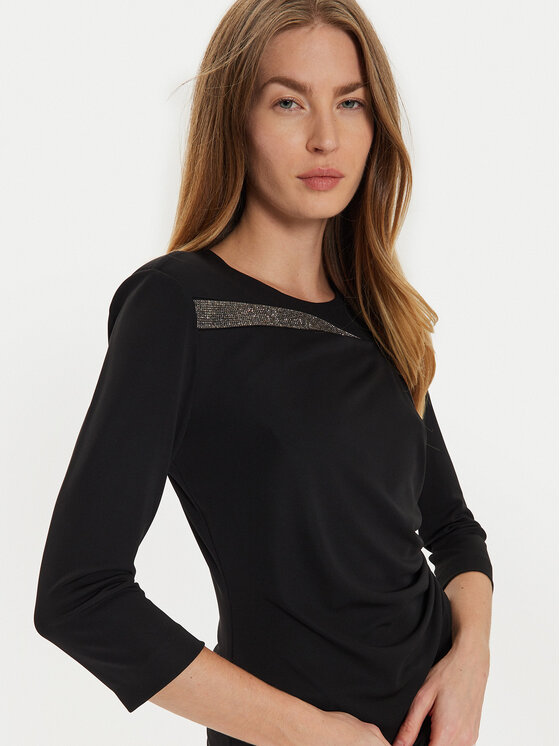 Rinascimento Rinascimento Bluse CFC0121171003 Schwarz Regular Fit