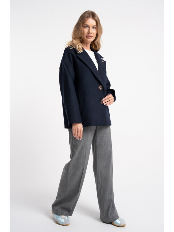 CLICK CLICK Μπουφάν μεταβατικό 71-0101 Σκούρο μπλε Comfortable Fit