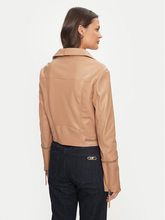 Guess Guess Dirbtinės odos striukė W4YL21 WE480 Smėlio Regular Fit