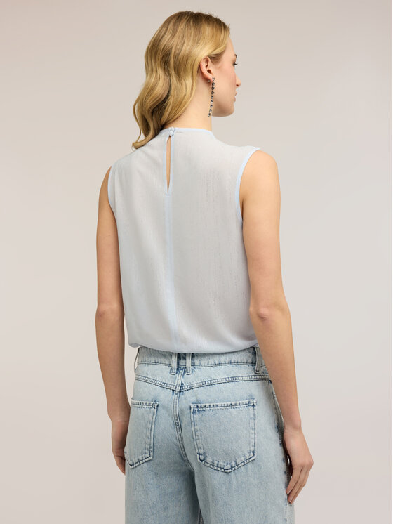 Motivi Motivi Blusa 2035Q001938N0R4 Turchese Regular Fit