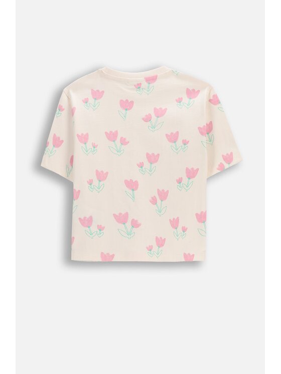 Coccodrillo Coccodrillo T-Shirt WC6143206TGK-003 Krémová Regular Fit