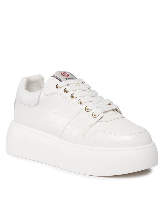 Pollini Pollini Sneakersy SA15195G0HXL212A Biela
