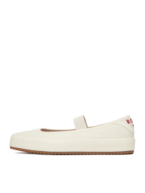 Roxy Roxy Tenisówki CWBEOB-HRY25626-1 Écru