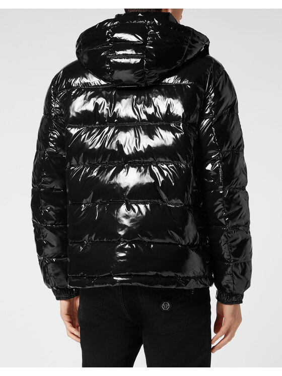 PHILIPP PLEIN PHILIPP PLEIN Vatovaná bunda 349 Černá Regular Fit
