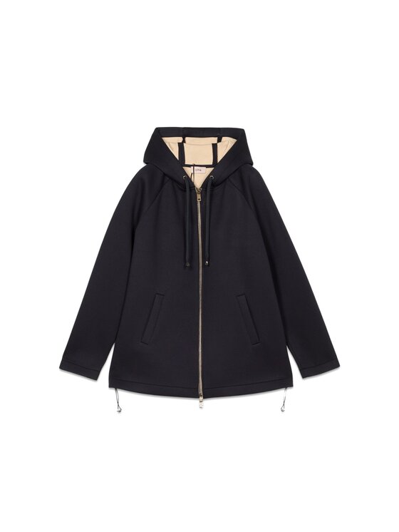 Oltre Oltre Cappotto invernale 8141J000208N0Z4 Blu A-Line Fit