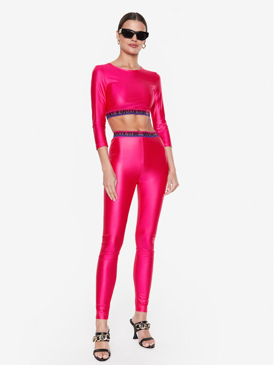 Versace Jeans Couture Versace Jeans Couture Κολάν 74HAC101 Ροζ Slim Fit