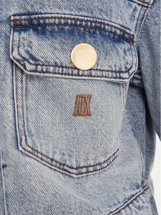 Armani Exchange Armani Exchange Džinsinė striukė XW002260 AF21338 MB001 Mėlyna Regular Fit