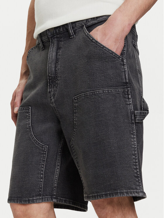 Gap Gap Szorty jeansowe 767488 Czarny Relaxed Fit