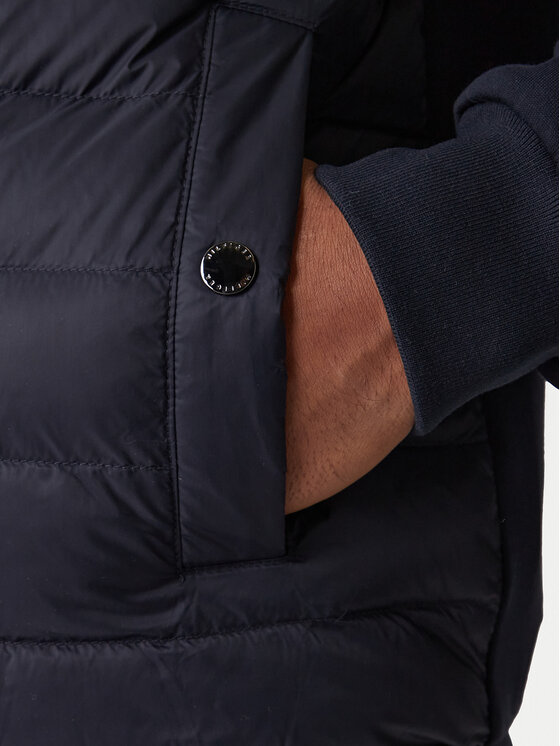 Tommy Hilfiger Tommy Hilfiger Demisezoninė striukė Mix Media Ess MW0MW41329 Tamsiai mėlyna Regular Fit