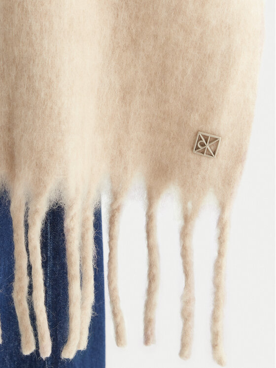 Calvin Klein Calvin Klein Зимен шал Emblem Brushed LV04D8069G Бежов