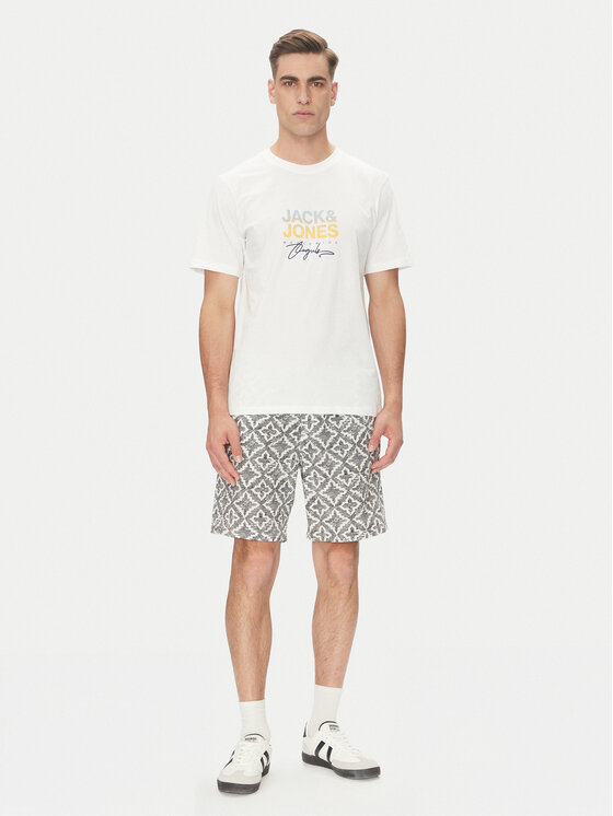 Jack&Jones T-Shirt Canggu 12281809 Biały Regular Fit | Modivo.pl