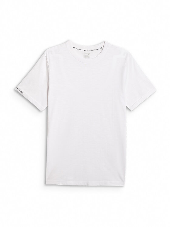 4F 4F T-Shirt TREKKING Biały Regular Fit