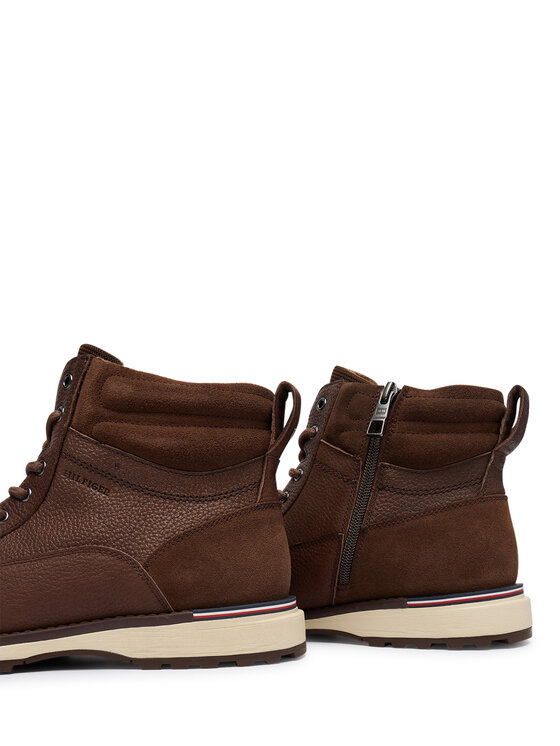 Tommy Hilfiger Tommy Hilfiger Gležnjarji Corporate W FM0FM05606 Rjava