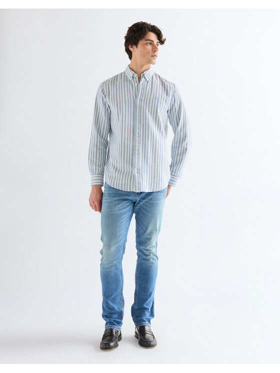 Wrangler Wrangler Koszula OXFORD SHIRT Biały Regular Fit