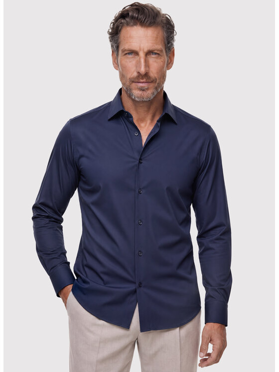 Pako Lorente Pako Lorente Koszula P26WF-1X-011 Granatowy Slim Fit