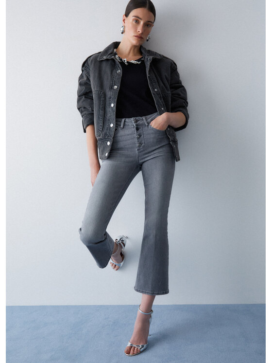 Liu Jo Liu Jo Jeans UA6040D030587484 Grigio Regular Fit