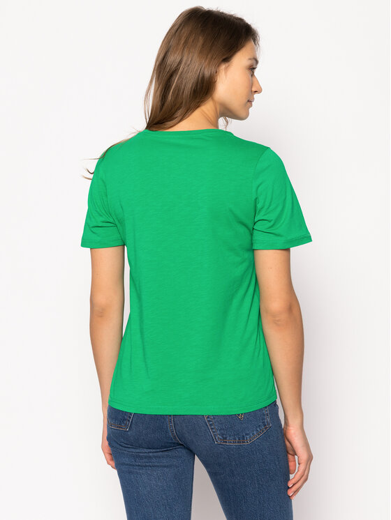 Pepe Jeans Pepe Jeans T-Shirt Freja PL504463 Zielony Regular Fit