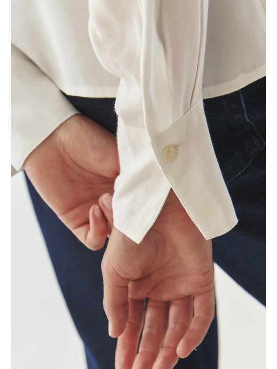 TATUUM TATUUM Blúzka CRAVA Krémová Classic Fit