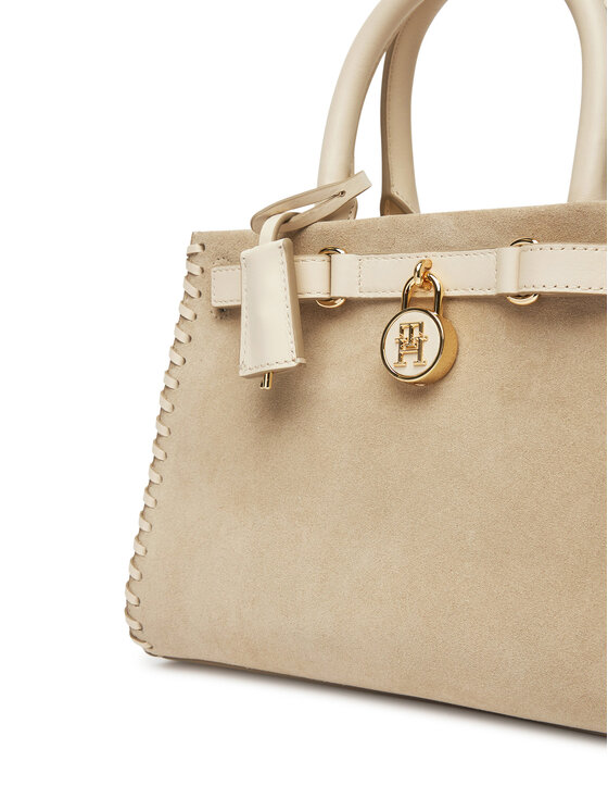Tommy Hilfiger Tommy Hilfiger Käekott American Icon Mini Tote Su AW0AW17469 Beež