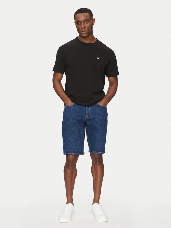 Calvin Klein Jeans Calvin Klein Jeans Džínové šortky J30J327192 Tmavomodrá Regular Fit