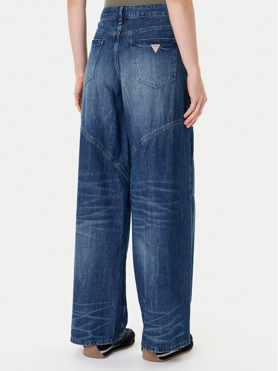 Guess Guess Jeansy W5YA2F D5R0D Niebieski Baggy Fit