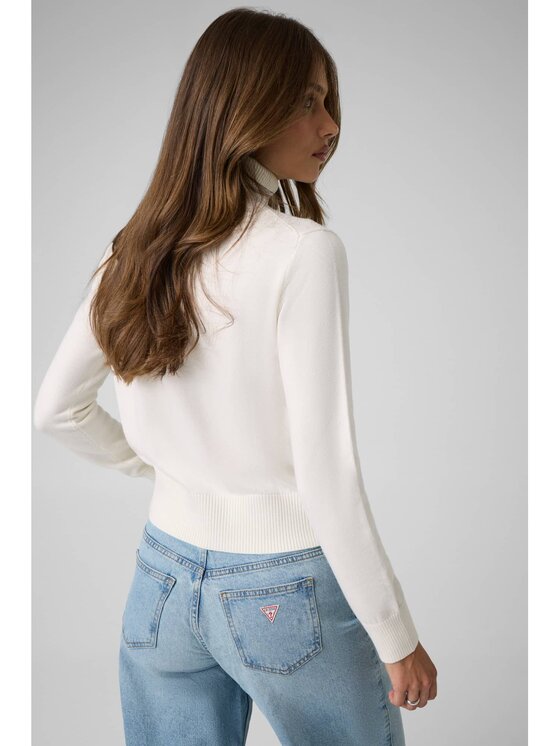 Guess Jeans Guess Jeans Светр 184166 Білий Classic Fit