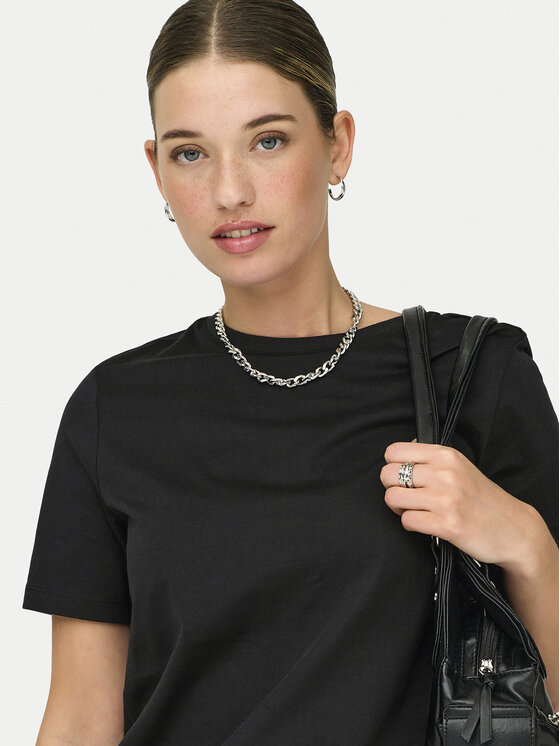 ONLY ONLY T-Shirt Freja 15367970 Czarny Regular Fit