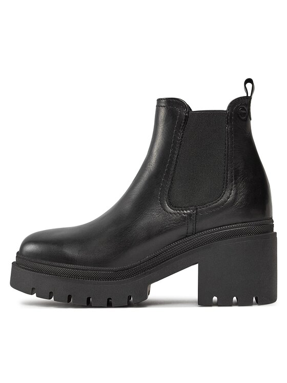 Tamaris Tamaris Kotníková obuv s elastickým prvkem 1-25459-41 Černá