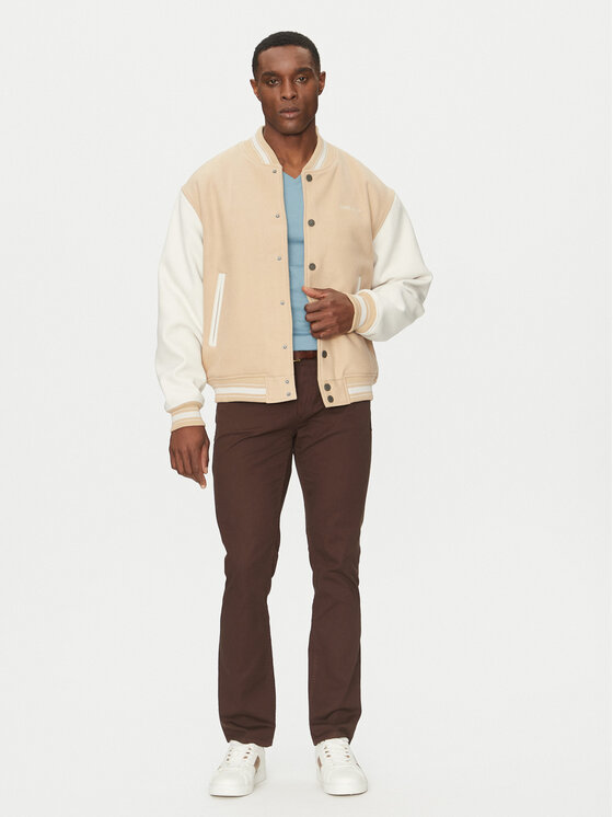 Guess Jeans Guess Jeans Bomber M5RL32 WHAC2 Beige Regular Fit