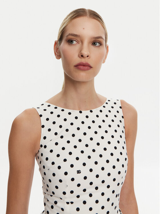 Dolce&Gabbana Dolce&Gabbana Повсякденна сукня F6JHVT HS5R7 Білий Regular Fit