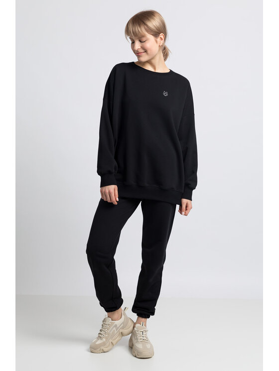 LaLupa LaLupa Bluza LA057 Czarny Comfortable Fit