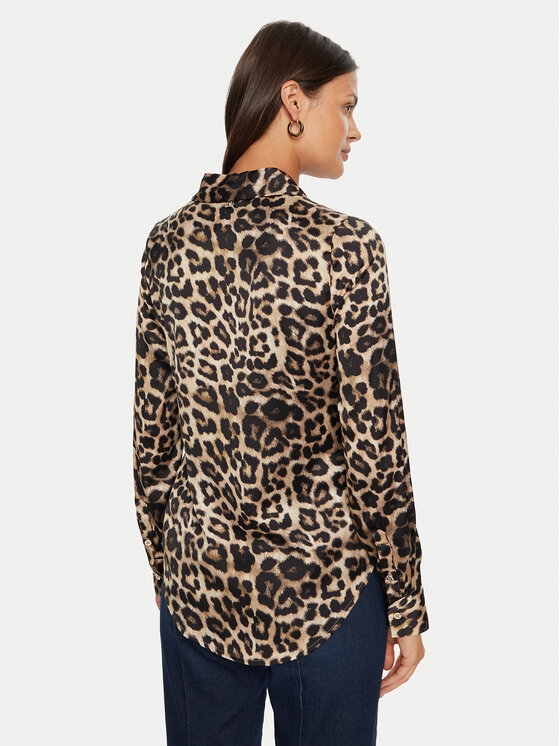 Marciano Guess Marciano Guess Košeľa 4BGH32 7014A Hnedá Regular Fit