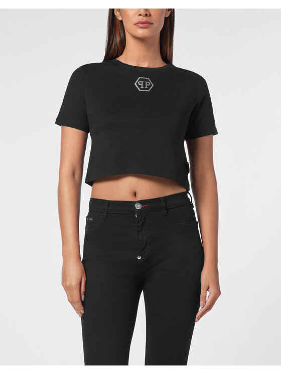 PHILIPP PLEIN PHILIPP PLEIN T-Shirt 11623 Černá Regular Fit