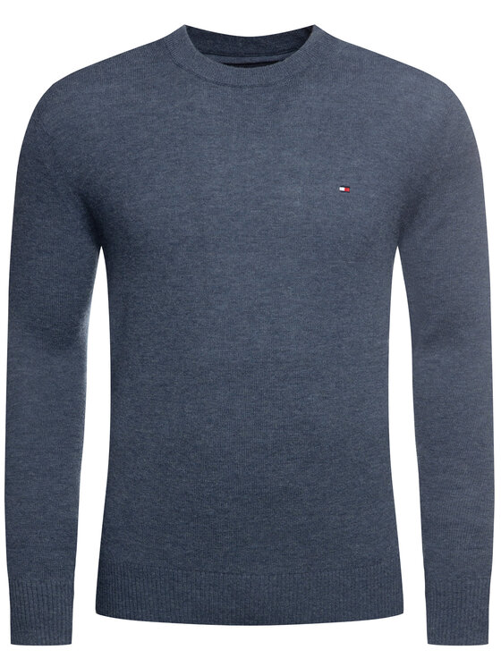 Tommy Hilfiger Tommy Hilfiger Sveter MW0MW11679 Modrá Regular Fit