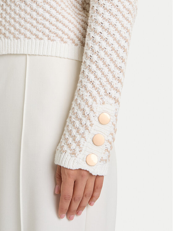 French Connection French Connection Cardigan 78ZCE Écru Regular Fit