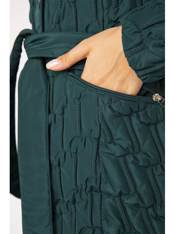 QUIOSQUE QUIOSQUE Zimné bundy Quiosque 9RS014903 Zelená Regular Fit