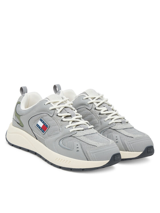 Tommy Jeans Tommy Jeans Laisvalaikio batai Tjm Runner EM0EM01581 Pilka