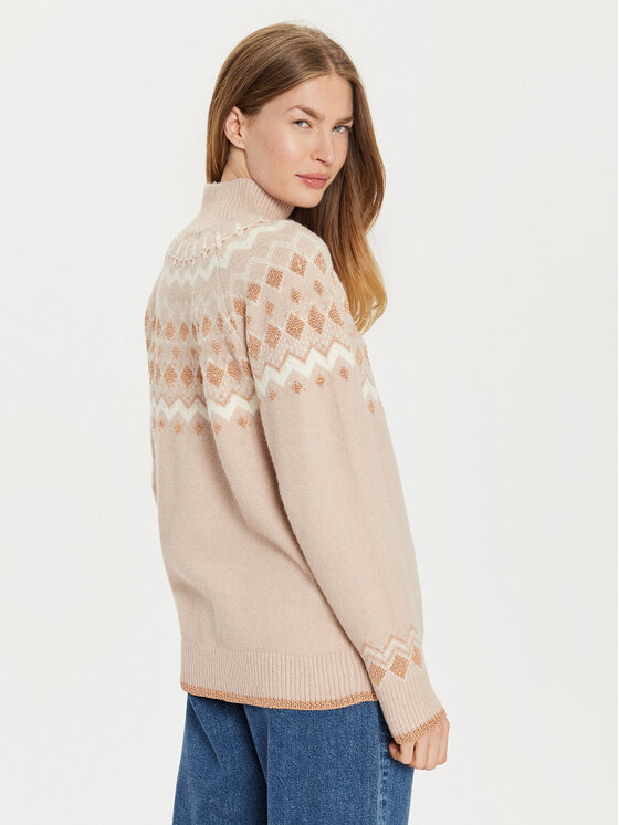 Brave Soul Brave Soul Pullover LK-248FABIO Beige Regular Fit