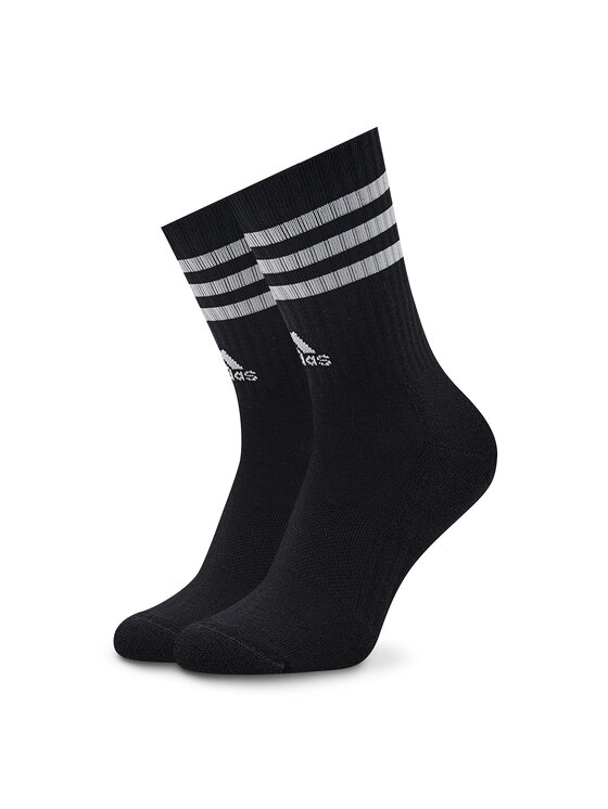 adidas adidas Skarpety długie 3-Stripes Cushioned Crew Socks 3 Pairs IC1321 Czarny