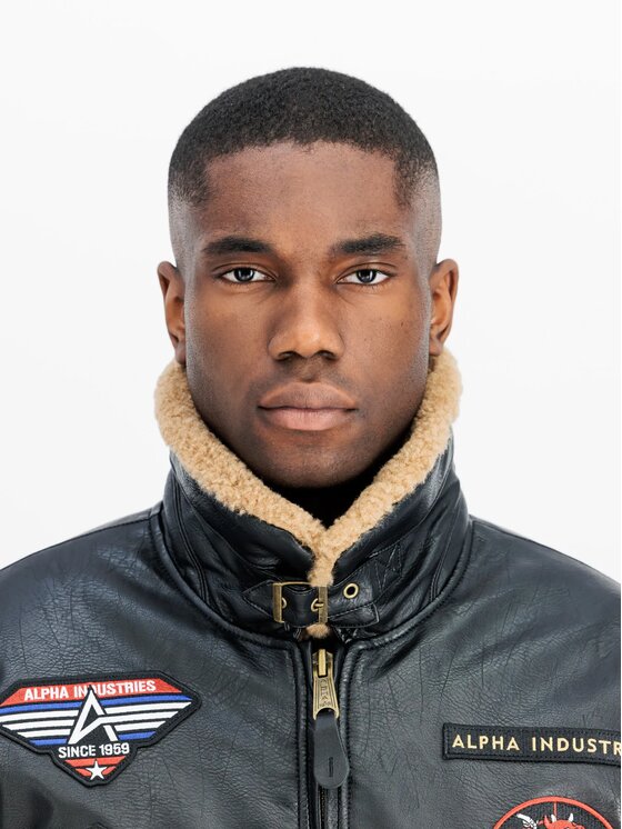 Alpha Industries Alpha Industries Kurtka bomber AI.268133 Czarny Regular Fit
